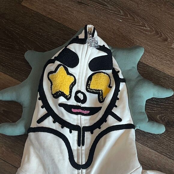 Glo Gang the Glorious Multi-Angle Grunge Full Zip Hoodie Sweatshirt Mens Medium - Picture 5 of 11